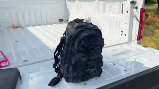 PLUSINNO Fishing Backpack Tackle Bag Water Resistant Fishing Backpack Review [upl. by Meill]