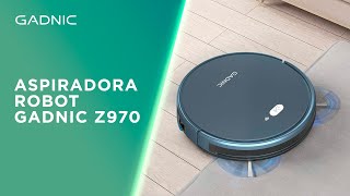 Aspiradora Robot y Trapeadora Gadnic Z970 Control Por App y Voz  Unboxing  Specs [upl. by Adena31]