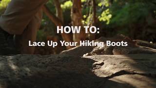 How to Lace Your Hiking Boots [upl. by Joellyn]