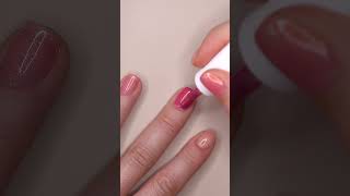 Como hacer nivelación de uñas con Base semipermanente Luquid Gel Builder gel [upl. by Gavette]