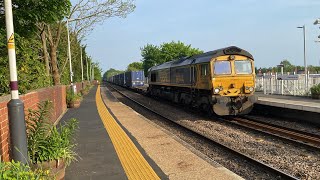 66744 Crossrail with 25 import containers 1824 on time Lea Road 1152024 [upl. by Faires]