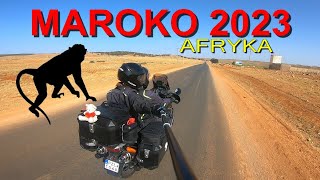 Motocyklem do Afryki  Maroko  9800km  pasażer  Krajenka 2023  moto trip Europe  Africa [upl. by Nath]