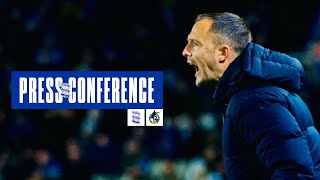 PRESS CONFERENCE  Chris Davies  Birmingham City v Bristol Rovers [upl. by Nivalc]