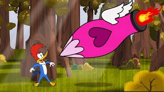 Woody Escapes Cupid  1 Hour of Woody Woodpecker Full Episodes [upl. by Merrick]