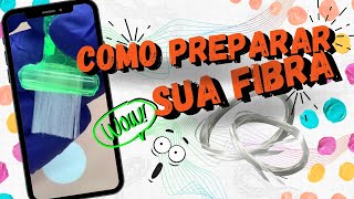 COMO PREPARAR SUA FIBRA DE VIDRO  UNHAS DE GEL [upl. by Aneris746]