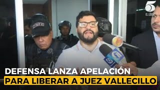 Apelación sacaría de prisión al juez Vallecillo según su defensa [upl. by Keram]