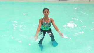 Aqua Aerobics exercises Variation jumping jack with Marietta Mehanni [upl. by Enisaj]