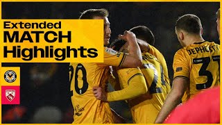 Extended Highlights  Newport County v Morecambe [upl. by Ahsiket]