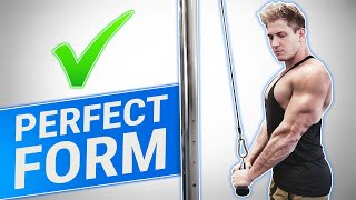 HOW TO Cable Triceps Pushdown  3 Golden Rules FOR GROWTH [upl. by Mikkanen174]