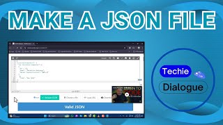 How to Make a JSON File [upl. by Ammeg]