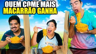 QUEM COME MAIS MACARRÃO GANHA  Blog das irmãs [upl. by Kirad]