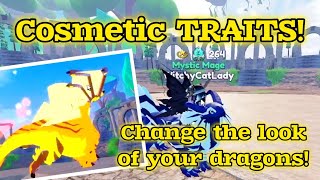 COSMETICS New TRAITS to BREED onto your Dragons to change their LOOK Dragon Adventures Roblox [upl. by Valorie822]