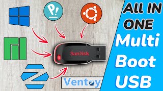 VENTOY Tutorial  How To Create VENTOY Bootable USB  Multi Boot USB Drive [upl. by Beffrey]