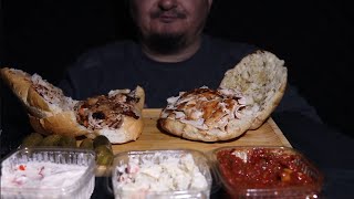 ASMR MUKBANG Tombik ve Ekmek Arası Döner neromasmr [upl. by Elmina808]