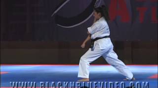 Stephannie Figueroa Traditional Kata 2014 Battle of Atlanta Karate Tournament [upl. by Naillig]