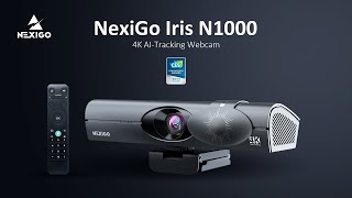 NexiGo Iris 4K AI Webcam CES 2022 Innovation Award Honoree [upl. by Annavoj]