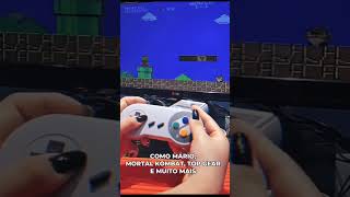 Confira Video Game Classic Super Nin  tendo Mini SNES 2 Controles 8 Bits 620 Jogos Original [upl. by Pruchno]