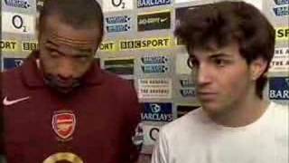 Henry and Fabregas legendary Interview [upl. by Loriner]