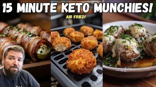 3 Simple MUST TRY Keto Air Fryer Recipes that you can make in 15 minutes or less [upl. by Walcoff]