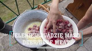 DEERBEEF GOULASH  JELENÍHOVÄDZÍ GULÁŠ video recipe recept [upl. by Claudetta]