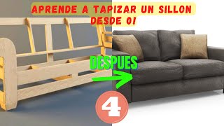 COMO TAPIZAR SOFA DE COMEDOR  CAP 4 [upl. by Bunker]