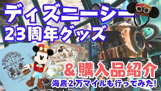 【ディズニーシー】23周年グッズ＆購入品紹介  97土の店内の様子、海底2万マイルにも行ってみました！ [upl. by Judenberg]