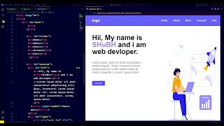 Creating a Responsive Landing Page with HTML CSS and JavaScript 🌐🎨✨ [upl. by Prady138]