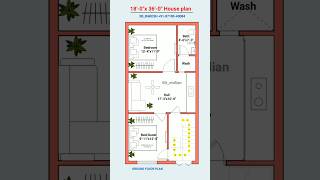 WellVentilated Small Compected Latest 648 sqft House plan Design mrcivilian houseplan homeplan [upl. by Yorick]