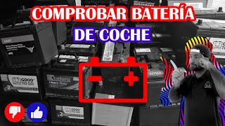 Comprobar la BATERIA del coche Test Facil y completo [upl. by Aratahc]