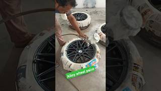 alloy wheel paint🚗 [upl. by Lenka]