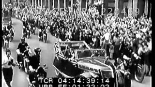 De Gaulle In Paris After Liberation 22046933mp4  Footage Farm [upl. by Aselehc]