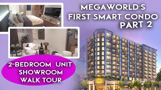 Herald Parksuites Condo 2bedroom unit Showroom  Megaworld The Upper East Bacolod City Philippines [upl. by Lertnahs]