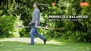 STIHL HLA 56 longreach hedge trimmer  Screwfix [upl. by Irahk329]