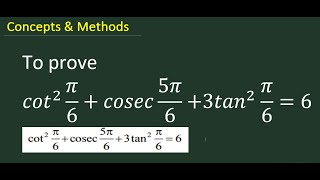 cot2pi6cosec5pi63tan2pi66 cot2pi6\quotcosec\quot5pi6  3tan2pi66 [upl. by Alesiram22]