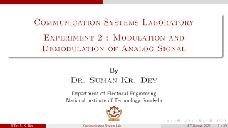 Exp  1 Amplitude Modulation AM and Demodulation by using Emona Telecom Trainer Kit 101 [upl. by Bobbee]