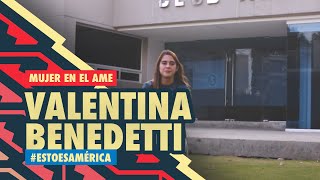 Mujeres en el Club América Valentina Benedetti [upl. by Etnelav]