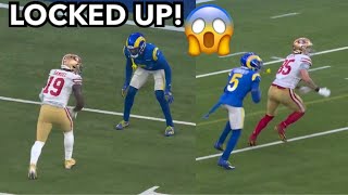 Jalen Ramsey vs Deebo Samuel amp George Kittle  49ers vs Rams NFC Championship Highlights  NFL 2021 [upl. by Adnamra534]