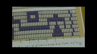 How to Make a Wampum Belt part 2 [upl. by Rik]