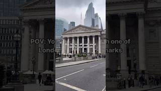 ICONIC LONDON LANDMARK 🏛️ The Royal Exchange Bank architecture london [upl. by Animrac]