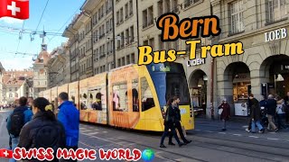 CH  Bern Trolley Bus  Tram Switzerland 🇨🇭 Obus 🚍 4K HDbus Switzerland bussimulator [upl. by Eelrac]