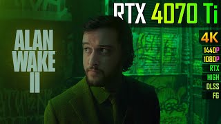 RTX 4070 Ti  Alan Wake 2 [upl. by Spear795]