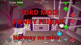 Funky Friday Tord Mod Norway FC No Miss  Tordbot  Roblox Funky Friday [upl. by Zackariah]