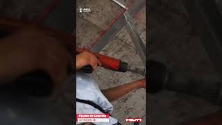 Fijación en Concreto con Fulminante  HILTI DX2 [upl. by Nitza]