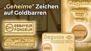 Geheimzeichen auf Goldbarren Was der Prägestempel über Herkunft und Wert verrät [upl. by Naget868]