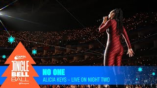 Alicia Keys  No One Live at Capitals Jingle Bell Ball 2023 Night Two  Capital [upl. by Nnayrb]