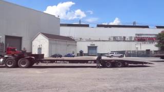 2009 Talbert 35HT 48ft 35 Ton Hydraulic Tilting Rollback Trailer Video 2 [upl. by Maxentia]