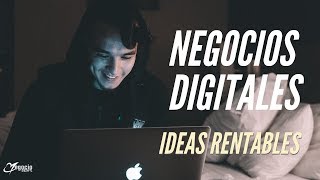 10 ideas de negocios digitales rentables con baja o normal inversión [upl. by Duncan]