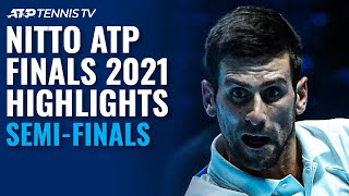 Djokovic vs Zverev amp Medvedev vs Ruud  Nitto ATP Finals 2021 Highlights SemiFinals [upl. by Aidyl]