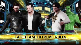 WWE 2K18 Frank WestWolverine VS James EllsworthHulk Tornado Tag Extreme Elimination Match [upl. by Oisacin]