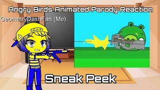 Reacting to Angry Birds Animated Parody Sneak Peek [upl. by Korey]